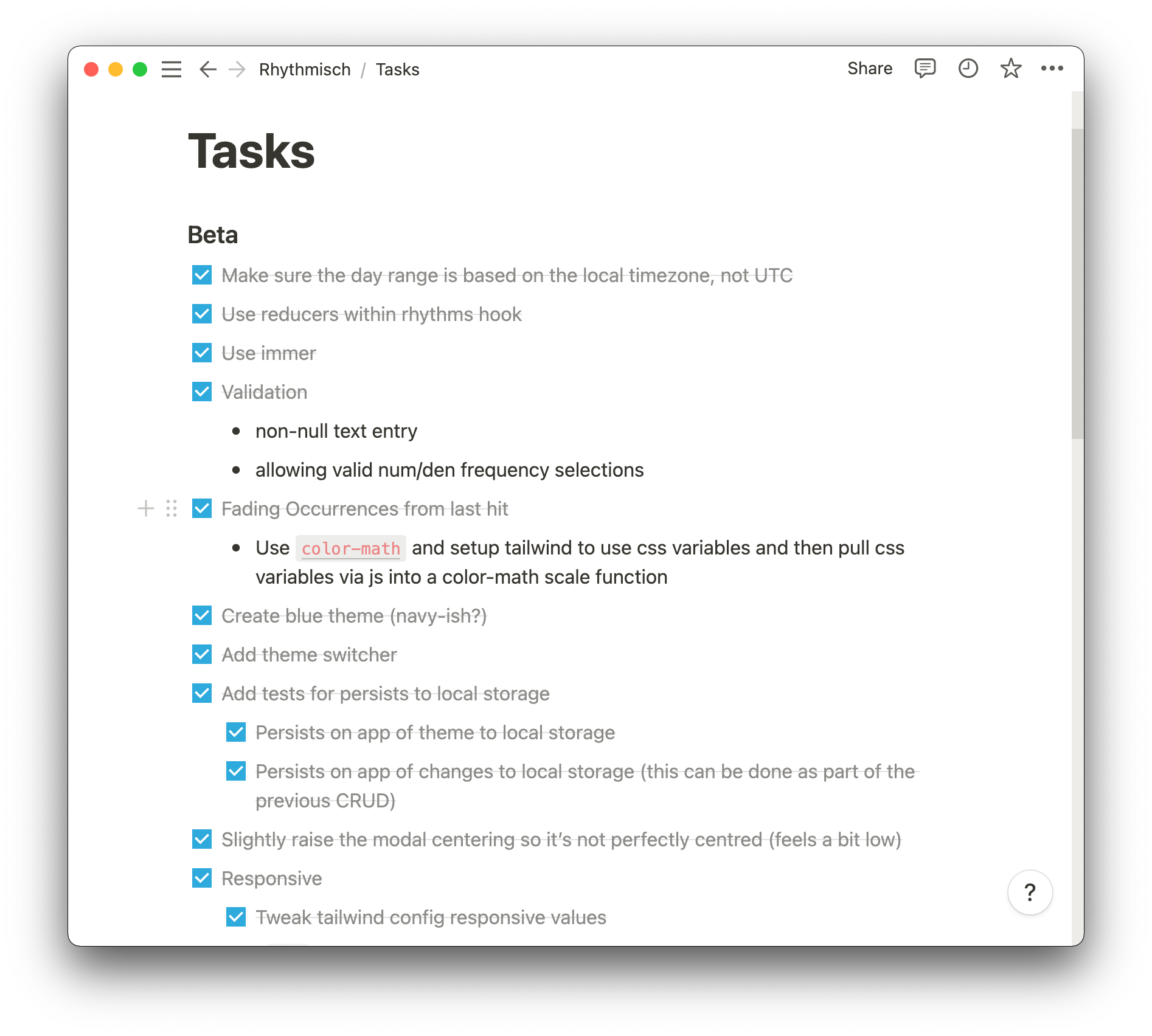 Transferred notes from Bear to Notion, a richer note-taking app
